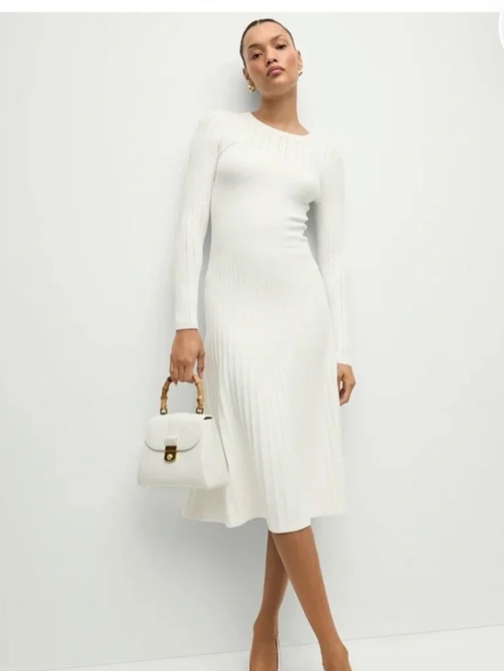 Veronica Beard Nami Knit Midi Dress